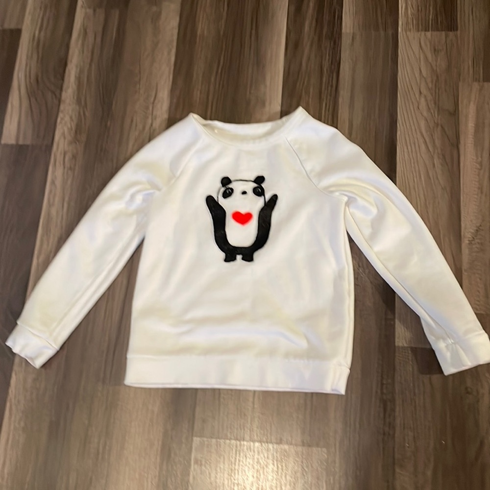 Girls panda sweatshirt
